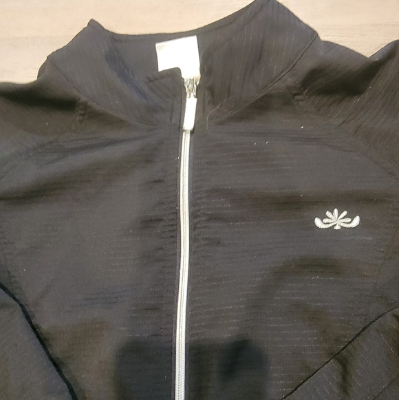 Women's Old Navy Black Full Zip Wind Breaker Sz Large - Picture 4 of 6